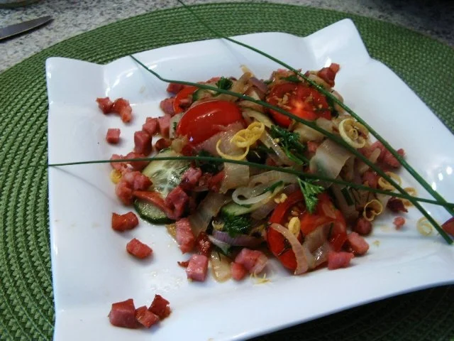 Chicoreesalat lauwarm - Rezept