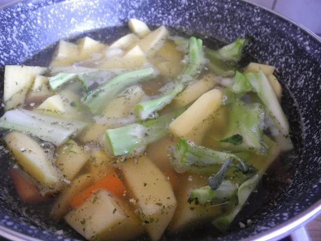 Vegan : Seitan - Pfanne mit Dreierlei-Beilage - Rezept - Bild Nr. 16