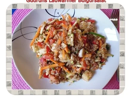 Salat: Lauwarmer Bulgursalat - Rezept - Bild Nr. 13