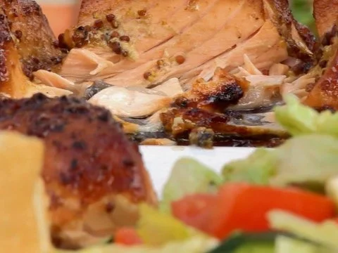 Rezept: Lachs auf Zedernholz Lachs auf Zedernholz - Rezept