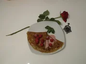 Blini mit Himbeer-Mascarpone Füllung - Rezept