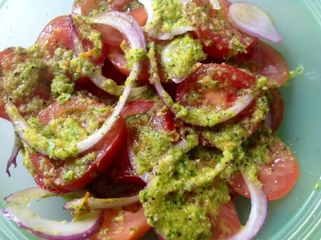 Tomatensalat mit Orangen Ingwer Dressing - Rezept - Bild Nr. 2