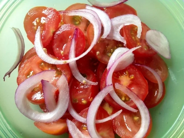 Tomatensalat mit Orangen Ingwer Dressing - Rezept - Bild Nr. 8
