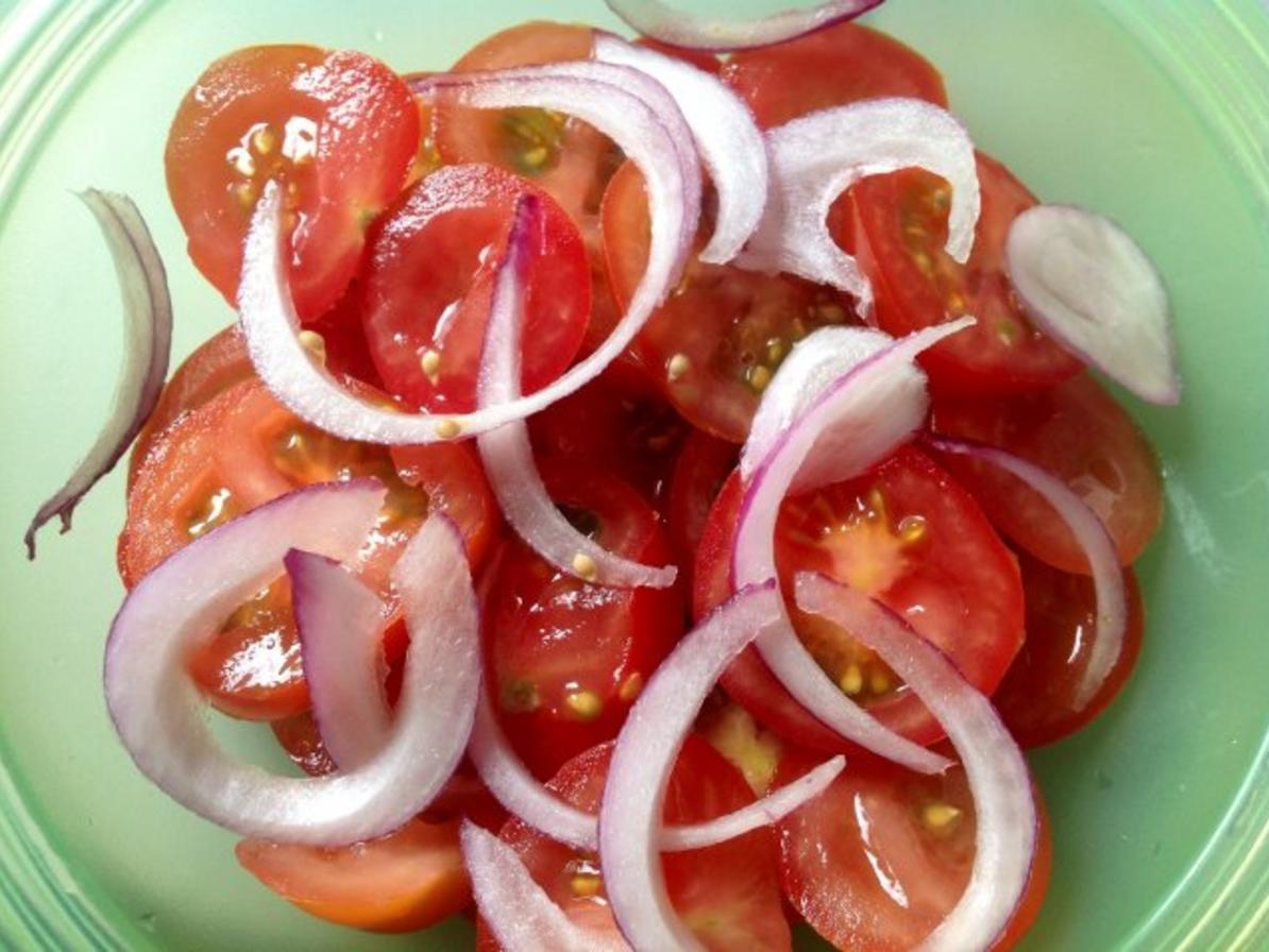 Tomatensalat mit Orangen Ingwer Dressing - schnell &amp; einfach - 169 kcal ...
