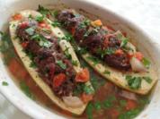 Gefüllte Schmorgurke - Rezept