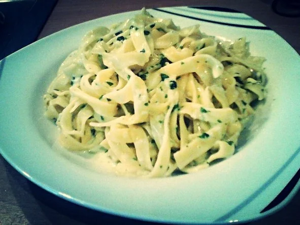 Basilikum-Nudeln - Rezept