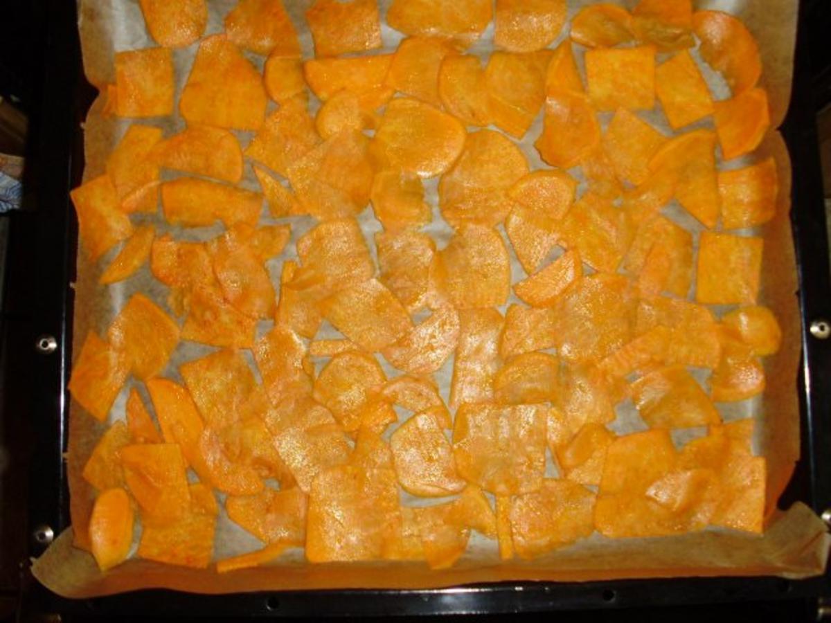 Chips aus Süßkartoffeln - Rezept - Bild Nr. 3