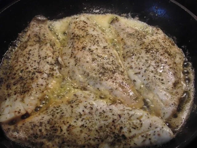 Doraden Filets mit neuen Kartoffeln, Sommergemüse in Champignon Creme - Rezept - Bild Nr. 6