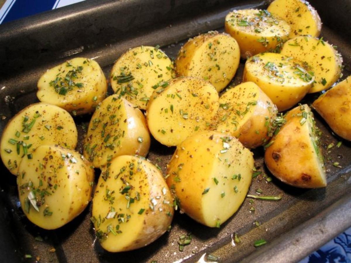 Rosmarinkartoffeln mit Grillfackeln - Rezept - Bild Nr. 5