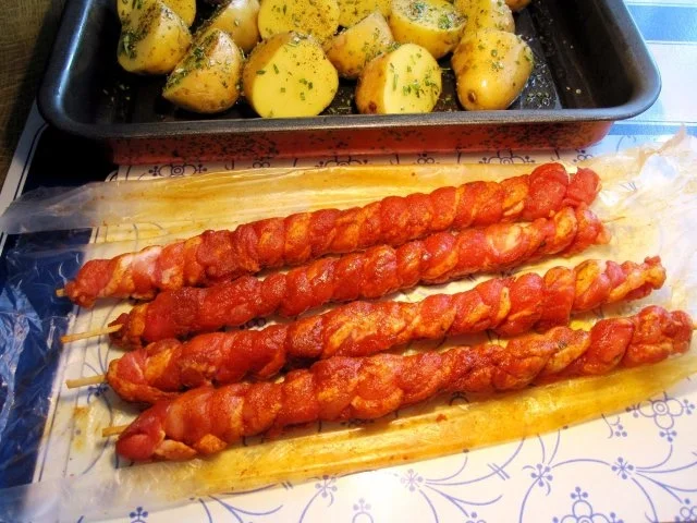 Rosmarinkartoffeln mit Grillfackeln - Rezept - Bild Nr. 6