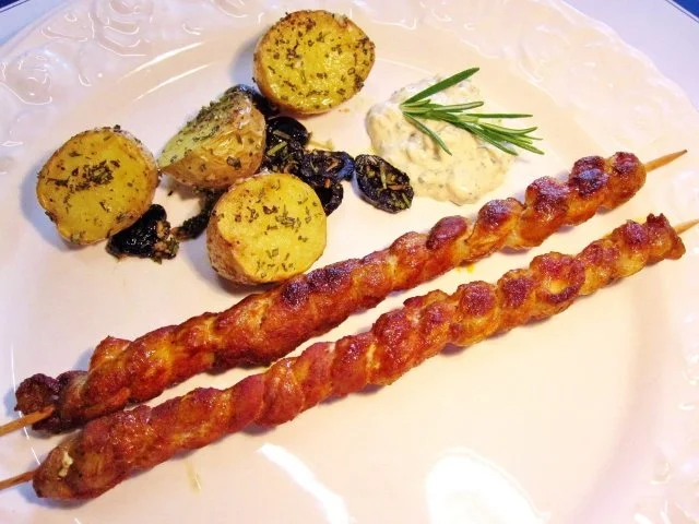 Rosmarinkartoffeln mit Grillfackeln - Rezept