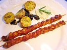 Rosmarinkartoffeln mit Grillfackeln - Rezept