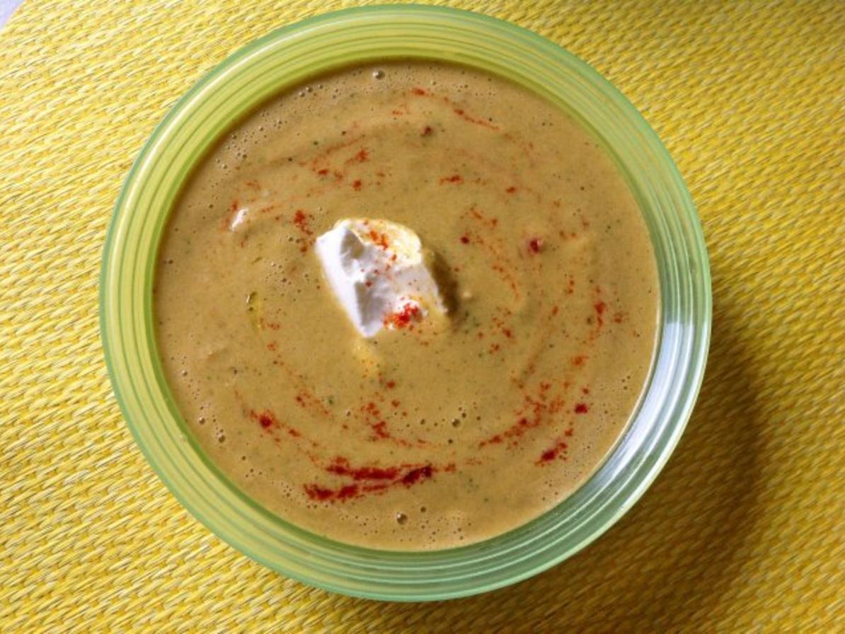 Kalte Gurkensuppe - schnell &amp; einfach - 59 kcal/100g