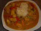 Putengeschnetzeltes mit Curry und Frucht - Rezept