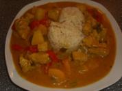 Putengeschnetzeltes mit Curry und Frucht - Rezept