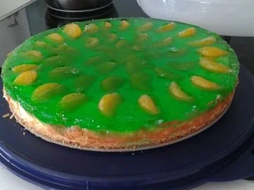 Mandarinen-Götterspeise-Kuchen - Rezept