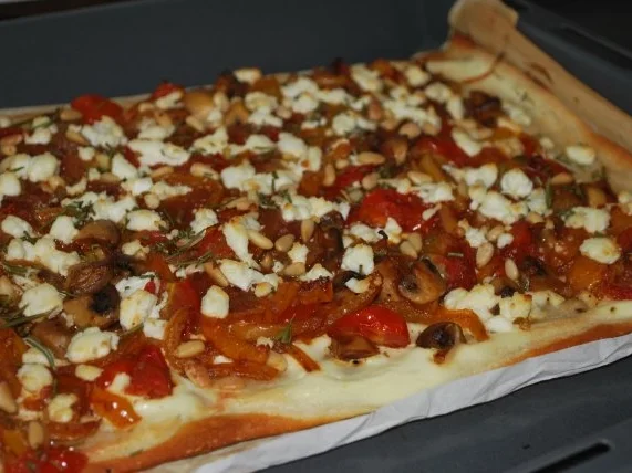 Flammkuchen "Antipasti" - Rezept - Bild Nr. 2