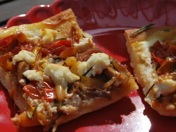 Flammkuchen "Antipasti" - Rezept