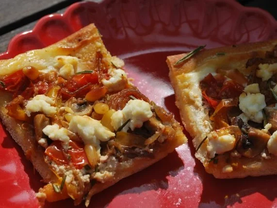 Flammkuchen "Antipasti" - Rezept - Bild Nr. 5