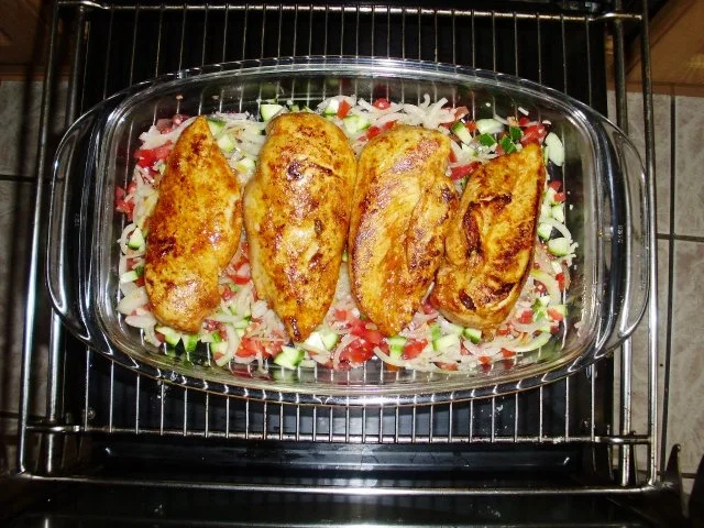 Rezept: Hähnchenbrust mediterran Hähnchenbrust mediterran - Rezept