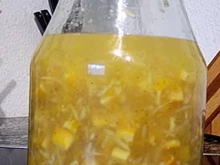 Rezept: Ingwer Orangen Likör Bild Nr. 2 Ingwer Orangen Likör - Rezept - Bild Nr. 2