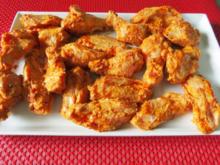 Buffalo Chicken Wings mit Bratgemüse - Rezept