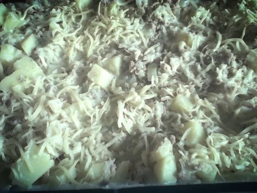 Rezept: Kartoffel-Sauerkraut-Auflauf Bild Nr. 2 Kartoffel-Sauerkraut-Auflauf - Rezept - Bild Nr. 2