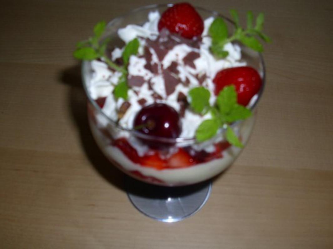 Schichtdessert ... mit Quarkcreme und Früchte - Rezept mit Bild ...