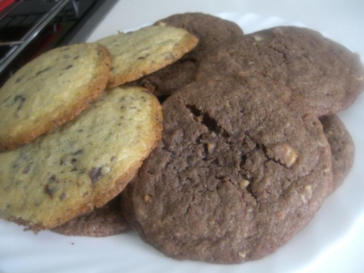 American Cookies hell und dunkel - Rezept