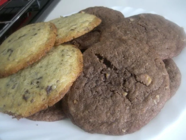 Rezept: American Cookies hell und dunkel American Cookies hell und dunkel - Rezept