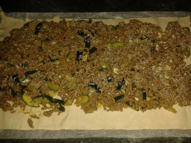 pikant gefüllter Dinkelblätterteig - Rezept - Bild Nr. 6