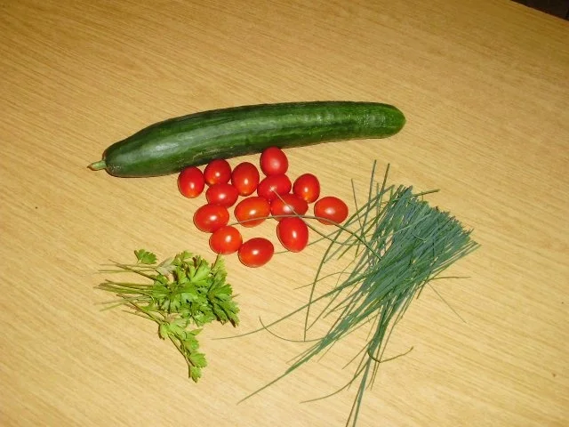 Rezept: Tomaten-Gurkensalat Bild Nr. 2 Tomaten-Gurkensalat - Rezept - Bild Nr. 2