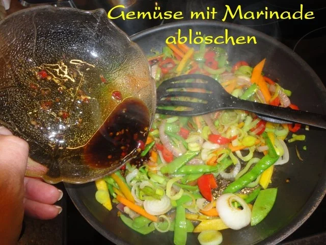 Wokgemüse mit mariniertem Chili-Tofu - Rezept - Bild Nr. 8