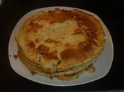 Eierkuchen mit Salami und Käse Konfetti - Rezept