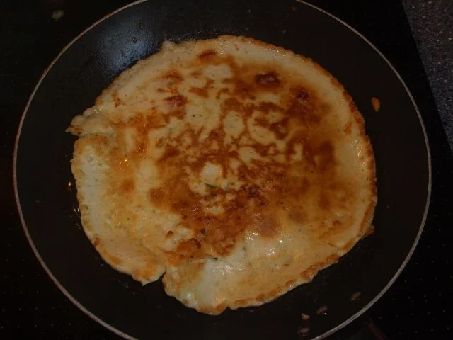 Eierkuchen mit Salami und Käse Konfetti - Rezept - Bild Nr. 5