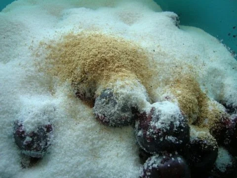 Schwarzkirschen-Marmelade, gepimmt mit Tonkabohne,Haselnusskernen und Amaretto - Rezept - Bild Nr. 4