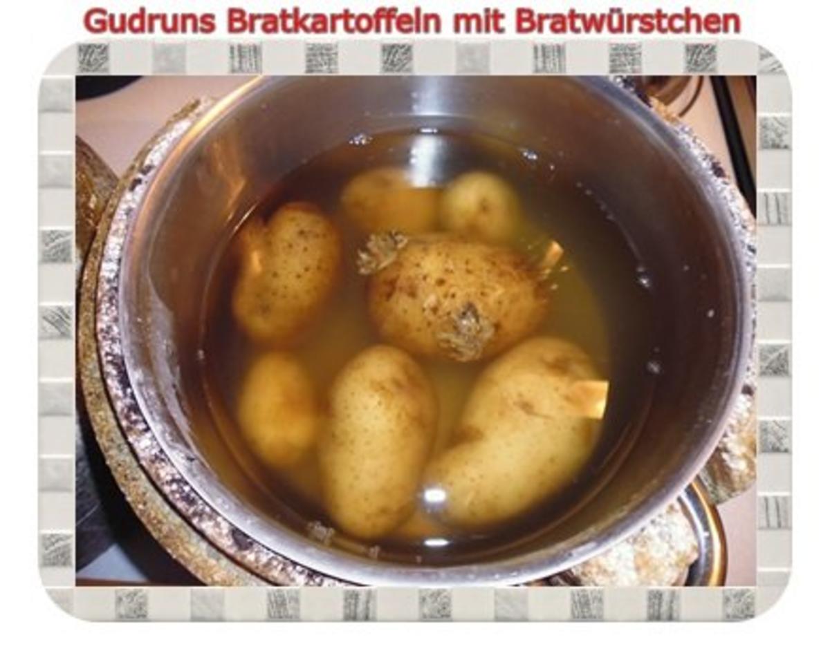 Kartoffeln: Bratkartoffeln mit Bratwürstchen - Rezept - Bild Nr. 2
