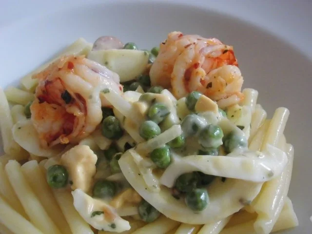 Frikassee mit Ei - Würstchen und Gemüse - Rezept - Bild Nr. 8