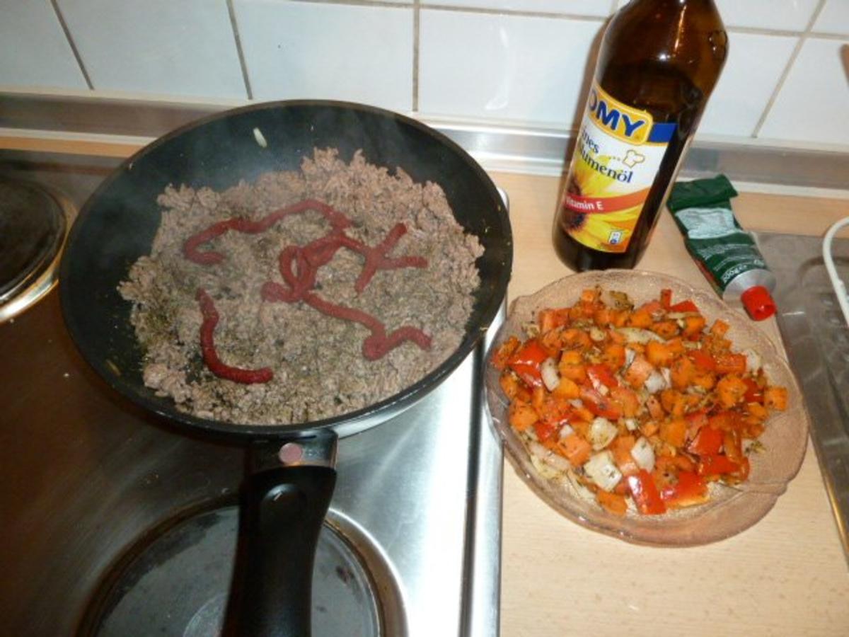 Kürbisauflauf mit Hackfleisch - Rezept