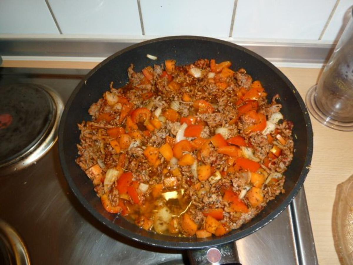 Kürbisauflauf mit Hackfleisch - Rezept