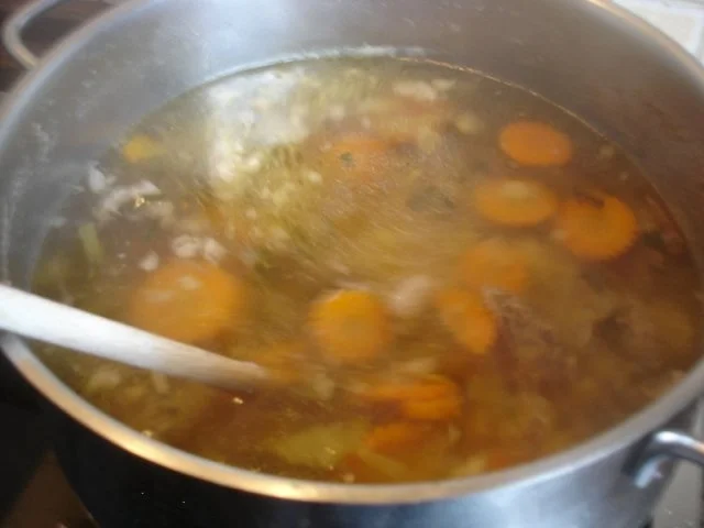 Rezept: Rindfleischsuppe mit Möhrenblüten Bild Nr. 10 Rindfleischsuppe mit Möhrenblüten - Rezept - Bild Nr. 10