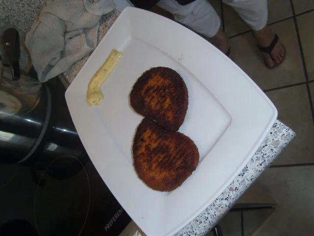 Rezept: Kardamon-Blumenkohl mit Veggieschnitzel Bild Nr. 3 Kardamon-Blumenkohl mit Veggieschnitzel - Rezept - Bild Nr. 3