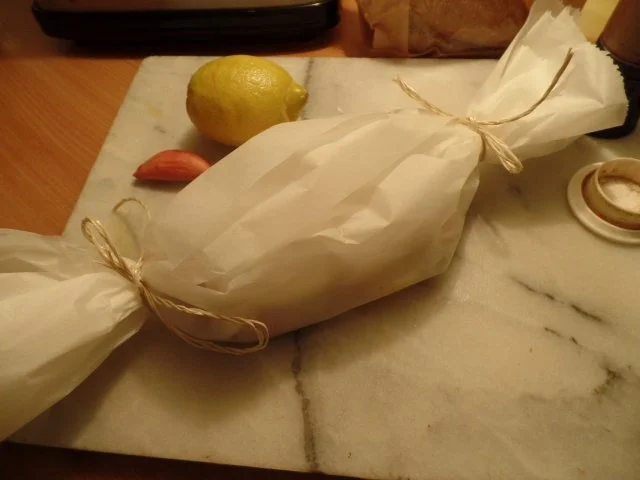 Lachs al cartoccio (heißt in der Kartusche oder Päckchen ) - Rezept - Bild Nr. 3
