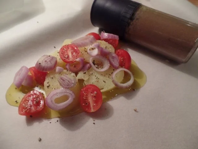 Lachs al cartoccio (heißt in der Kartusche oder Päckchen ) - Rezept - Bild Nr. 6