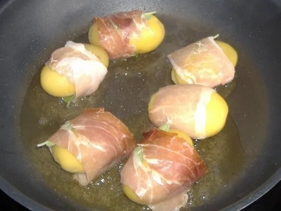 Rezept: Bacalao mit Knoblauch und Schinkenkartoffeln Bild Nr. 4 Bacalao mit Knoblauch und Schinkenkartoffeln - Rezept - Bild Nr. 4