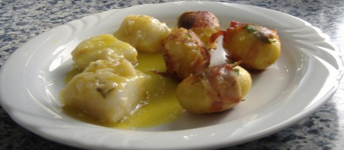 Bacalao mit Knoblauch und Schinkenkartoffeln - Rezept - Bild Nr. 5