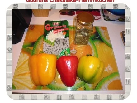 Rezept: Flammkuchen: Chakalaka-Flammkuchen Bild Nr. 2 Flammkuchen: Chakalaka-Flammkuchen - Rezept - Bild Nr. 2