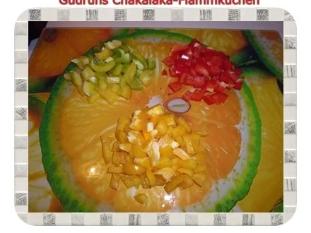 Rezept: Flammkuchen: Chakalaka-Flammkuchen Bild Nr. 3 Flammkuchen: Chakalaka-Flammkuchen - Rezept - Bild Nr. 3