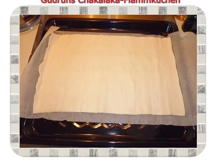 Rezept: Flammkuchen: Chakalaka-Flammkuchen Bild Nr. 4 Flammkuchen: Chakalaka-Flammkuchen - Rezept - Bild Nr. 4