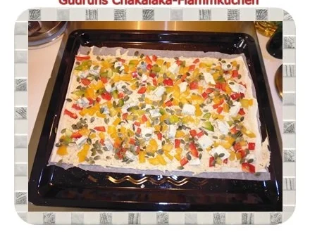 Rezept: Flammkuchen: Chakalaka-Flammkuchen Bild Nr. 7 Flammkuchen: Chakalaka-Flammkuchen - Rezept - Bild Nr. 7